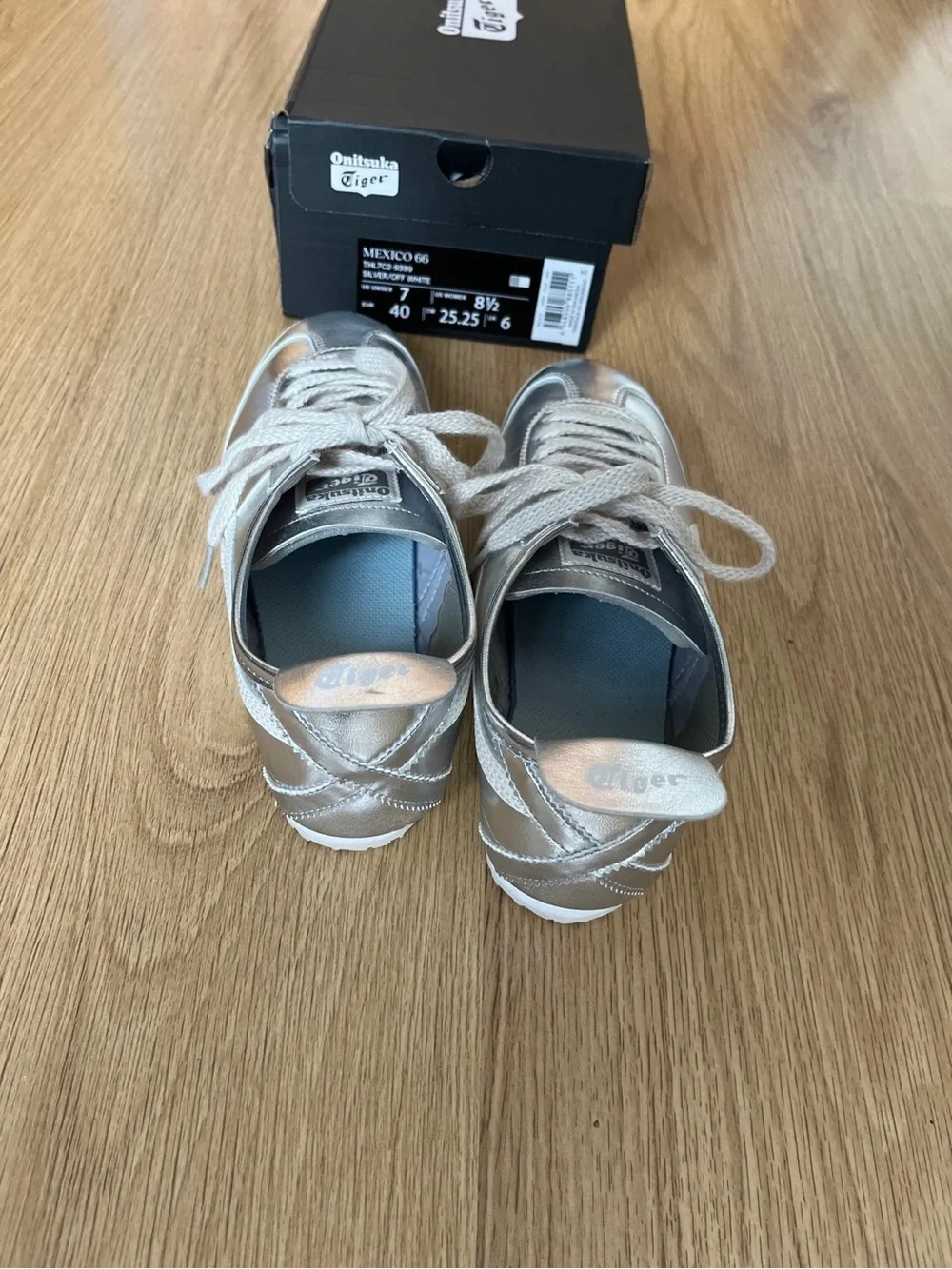 Onitsuka Tiger by Asics Women's Mexico 66 Metallic Champagne/White Sneakers
